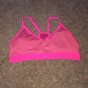 Pink Nike Sports Bra